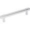 Jeffrey Alexander 128 mm Center-to-Center Polished Chrome Square Zane Cabinet Pull 293-128PC - alternate 1